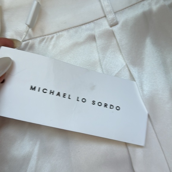 NWT Michael Lo Sordo Relaxed Silk Boy Pant - Picture 4 of 8